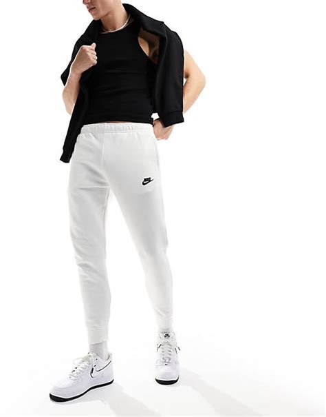 weiße jogging nike|White Running Clothing .